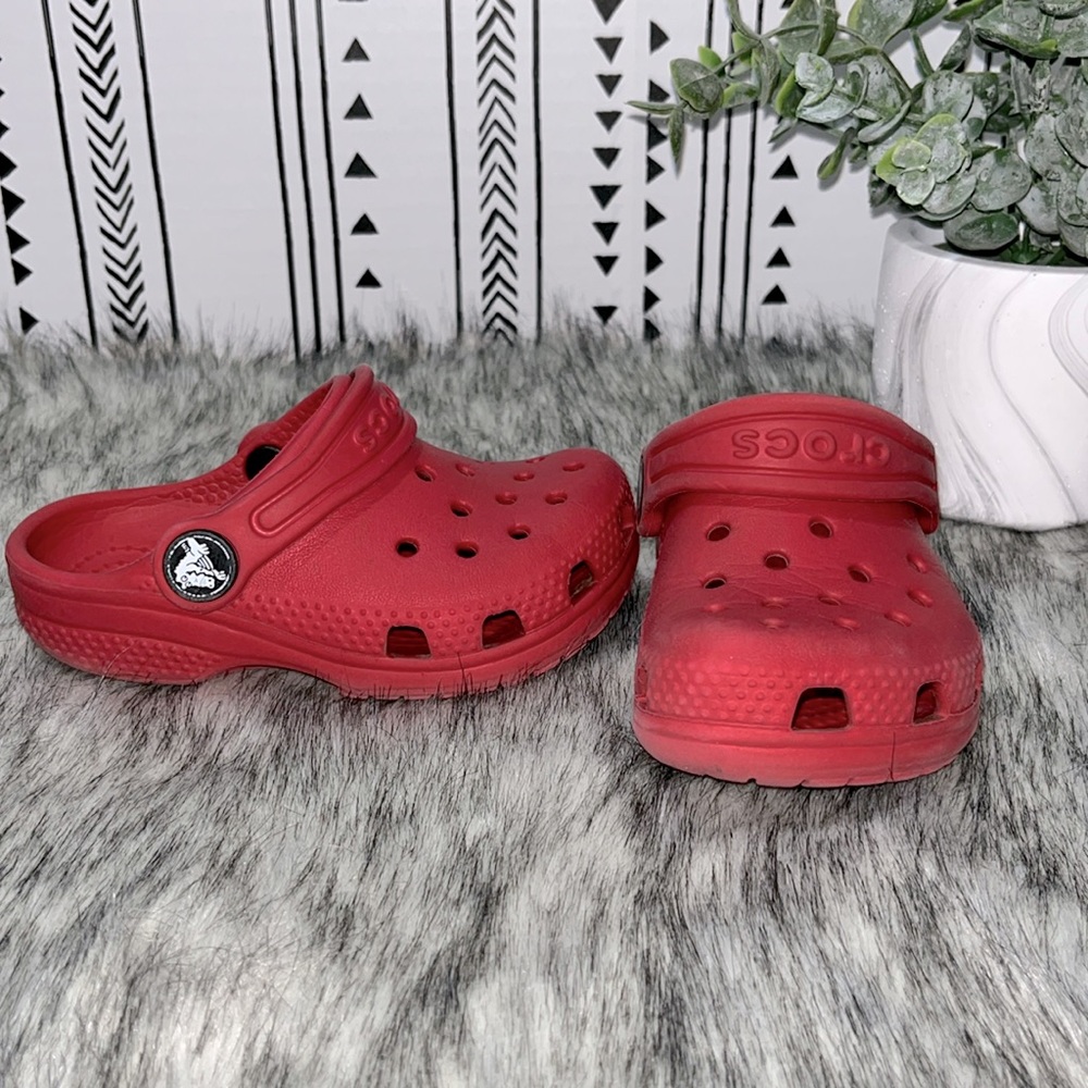 Red Crocs